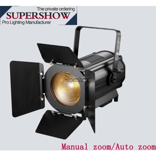 Stage effect lighting Manual&Auto zoom 600w Bi-color LED Fresnel Spotlight studio stage light for Theater event stage