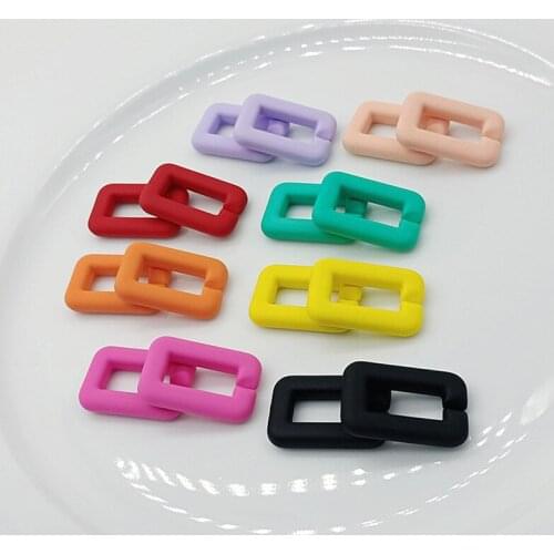 40/60cm Acrylic Mix Color Detachable Resin Strap For Bag Colorful Jelly Chain Handles For Plastic Female Bags Accessories