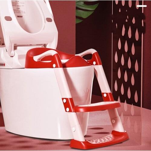 Folding Baby Potty Seat Urinal Backrest Training Chair with Step Stool Ladder for Baby Toddlers Kids Safety Toilet Potty Seat