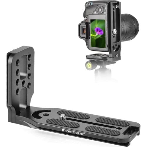 DSLR Camera L Bracket Vertical Horizontal Switching Tripod Head Quick Release Plate Arca Swiss for Digital Camera Stabilizer