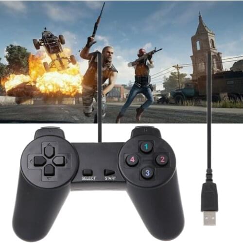 USB 2.0 Gamepad Gaming Joystick Wired Game Controller For Laptop Computer PC Classic Joystickless Gamepad Gamepad