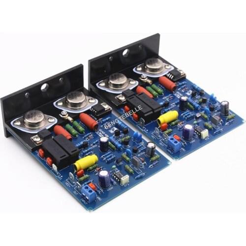 HIFI Power Amplifier Board QUAD405 2.0 AMP board / Kit With aluminum angle MJ15024