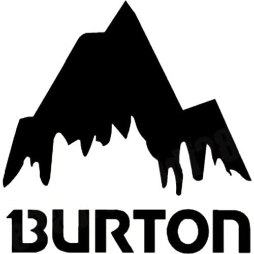 High Quality Burton Mountain Ski Snowboard Vinyl Funny Car Window Bumper Novelty JDM Drift Vinyl 16*16cm Sticker Decal