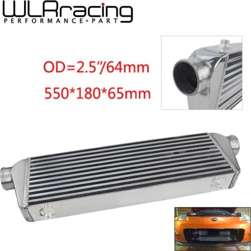 WLR RACING - 550*180*65mm Universal Turbo Intercooler bar&plate OD 2.5" Front Mount intercooler WLR-IN812-25