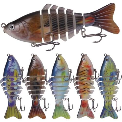 Lu ya bait painted duo qi section fish 15.5g/9cm submerged minuo plastic hard bait bionic false fishing tackle