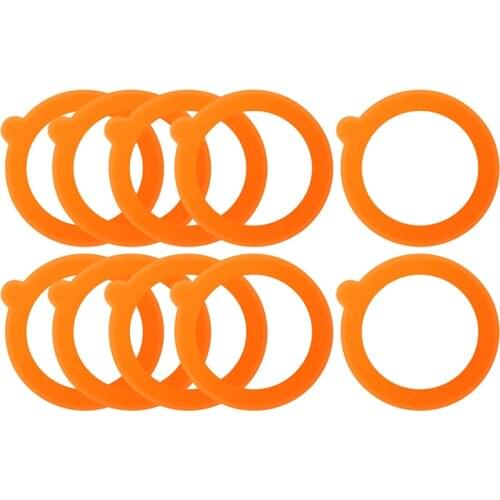 20 Pieces Replacement Silicone Seals Replacement Rubber Jar Seals Airtight Silicone Gasket Sealing Rings for Glass Clip