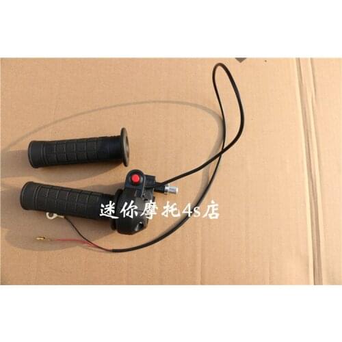 49cc mini bike Grips Settle Twist Throttle Clamp Plastic With Aluminum For Motorcycle Pit Dirt Bike Motocross ATV Offroad Quad