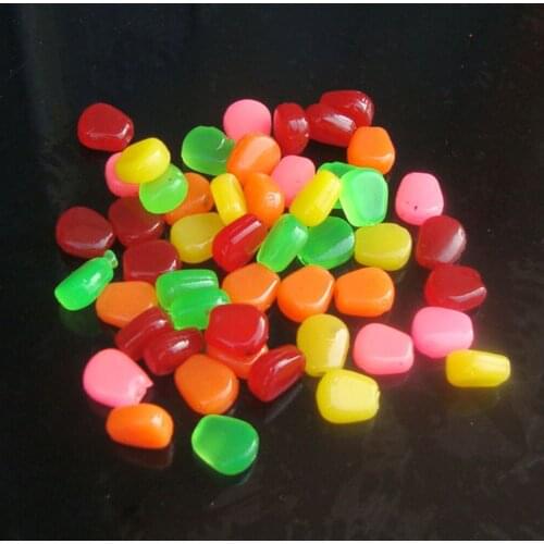 50Pcs/Lot Soft PVC Fish Baits Corn Carp Fishing Lures Floating Baits