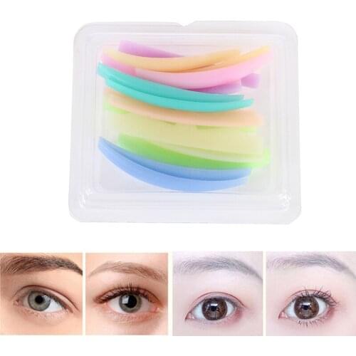 8Pairs Eyelash Perming Pad Silicone Lifting Perming Curler Lash Lift Shield Pads