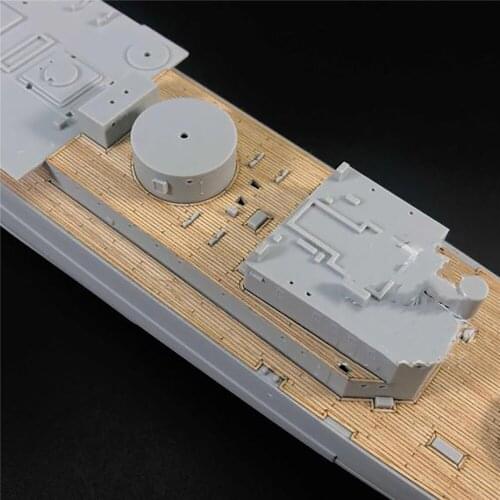 ​ Decorative Cover Creative DIY Wooden Deck Masking Sheet Cruiser for 1/350 Scale York Ship Trumpeter 05351 Model Kit