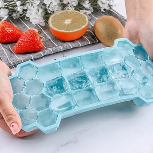 Ice Cube Trays Molds Easy-Release Silicone Ice Cube Maker Form For Ice Candy Cake Pudding Chocolate Molds