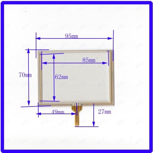 KDT-2579 4Inch 4Wire Resistive TouchScreen KDT2579 for Industrial control general 95*70mm