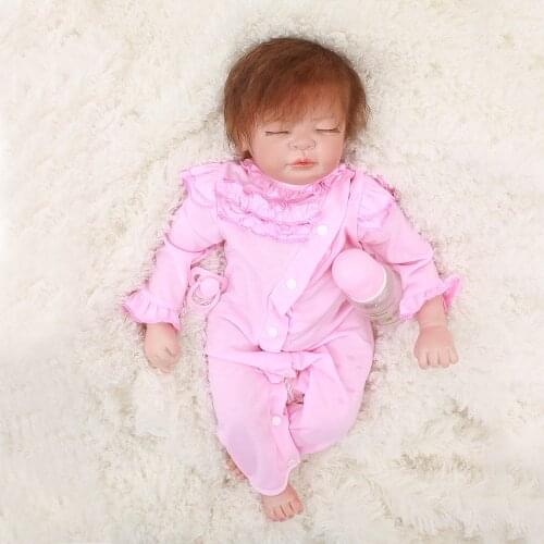 Bebes reborn girl doll gift 22inch 55cm real true alive newborn babies reborn bonecas child soft toy dolls reborn