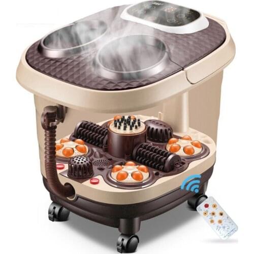 Foot Massage bath automatic Feet basin electric heating mane home use Fingers knead fumigation massage Tai kneading Spa