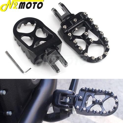 Motorcycle Tapered Driver Peg Foot Peg Footrest Pedals For Harley Softail Slim Street Fat Bob Breakout FXFB FXBB FXBR FLSL FXST