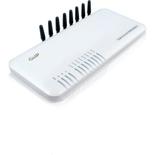 Cheap price IMEI change 2G 3G 4G gateway Goip 8 port sip gateway, gsm voip router device