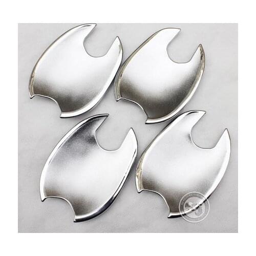 New ABS Chrome Door Handle Cup Bowl For Mazda 2 3 6 2010 2011 2012 2013 2014 Free Drop Shipping