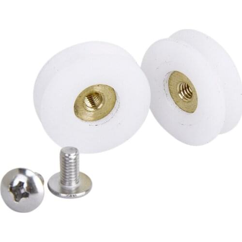 New Hot Sale High Quality 6pcs Replacement Shower Door Roller Runner Wheel 22.5mm Diameter for Home Decoration Supplies