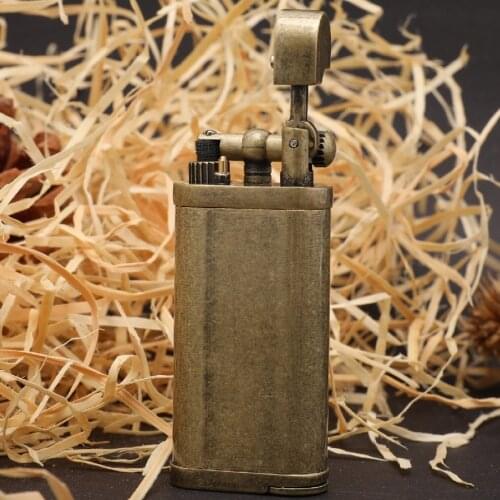 2020 New creative personality pipe lighter metal turbine straight into the fire outdoor portable gadget male