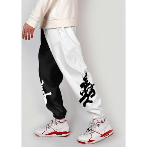 2020 New 3D Print Good and evil Sweatpants Women/Men Fitness Joggers Spring High Street Anime Trousers Casual Pants Sweatpant
