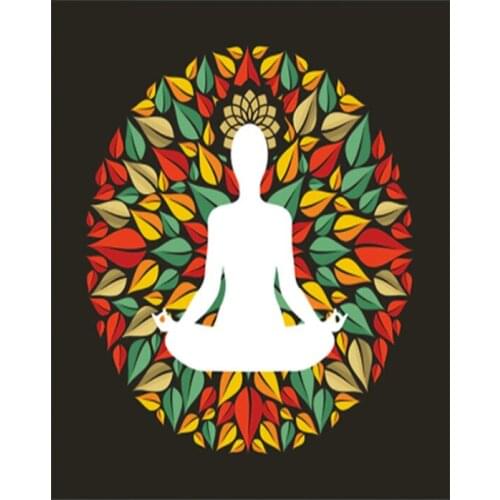 PhotoCustom Religion Oil Paint By Numbers DIY 60x75cm Painting By Numbers On Canvas Figure Draw Number Frameless Home Decor