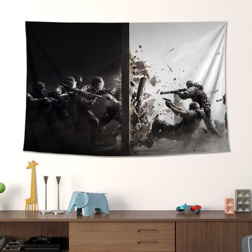 Rainbow Six Sie video games art canvas wall paintings shooting games art canvas posters wall art home decor wall art paintings