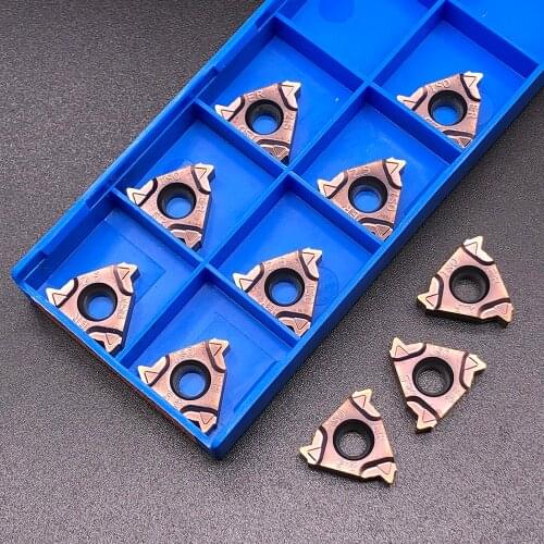 10pcs RCKLCY 16ER M 2.5 ISO FT1125 for Stainless Steel Thread turning tools CNC Lathe Tungsten Carbide Insert Cutter Tool