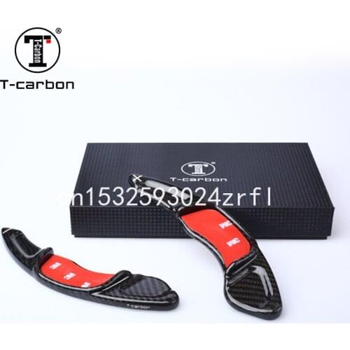 Carbon Fiber Steering Wheel Shift Paddle Extensions Add On Kit For Volkswagen Golf 7 GTI MK7