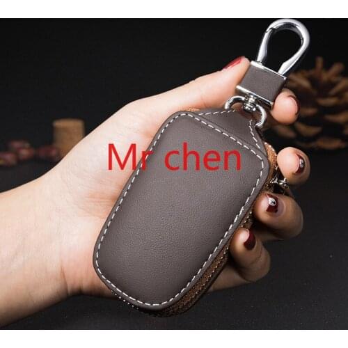 Leather universal cover remote control Car keychain car key bag car key case Various series of car key sets