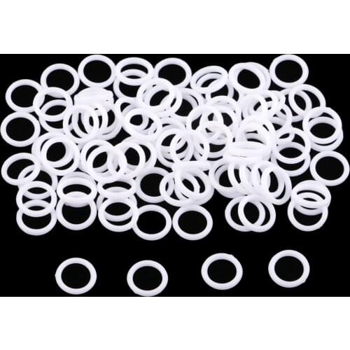 100 Pieces 6mm Bra Adjusters Slider O Ring Adjustable Buckle Underwear Accessories