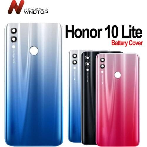 For Huawei Honor 10 Lite Back Battery Cover Door Rear Cover Housing Case For Honor 10 Lite Battery Cover Honor 10Lite Housing