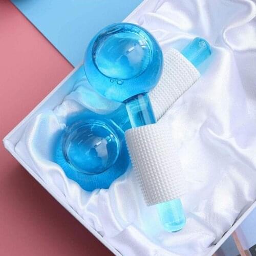 1Pair Beauty Ice Energy Beauty Crystal Water Ball Eye Face Ice Massage and Cooling Ball