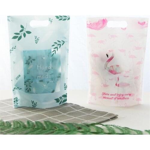 100Pcs/Lot Ziplock Plastic Bags Stand Up Pouch Packing Bags Food Clear Hang Hole Wedding Storage Zip Lock Candy Gift Bag Party