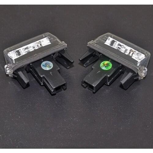 2pcs/lot canbus LED Number License Plate Lamps OBC Error Free 18 LED For Toyota Yaris Camry Led Rear Registed license light