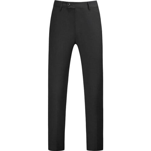 2020 Mens Spring Autumn Fashion Business Casual Long Pants Suit Pants Male Elastic Straight Formal Trousers Plus Big Size M-6XL