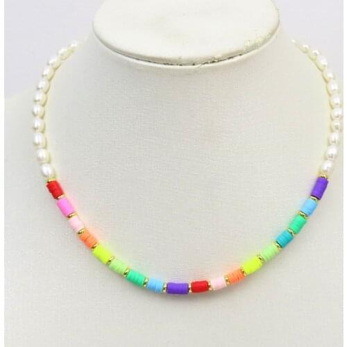 5 Strand Rainbow color Jewelry Necklace Fashion Jewelry Beaded strand Jewelry Accessories Jewelry Necklace Gift 9876