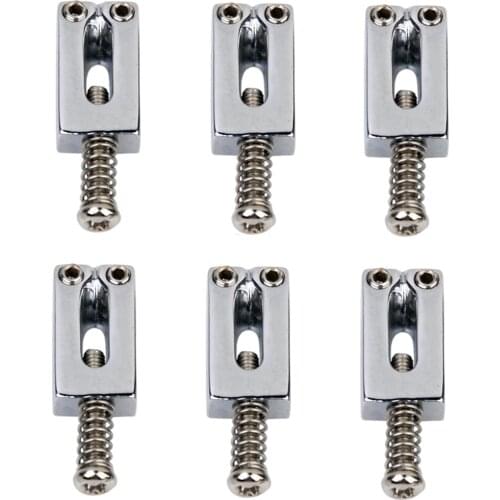 6PCS Electric Guitar S-ingle Shake Tremolo B-ridge Saddle String Code Replacment for guitar accessories parts
