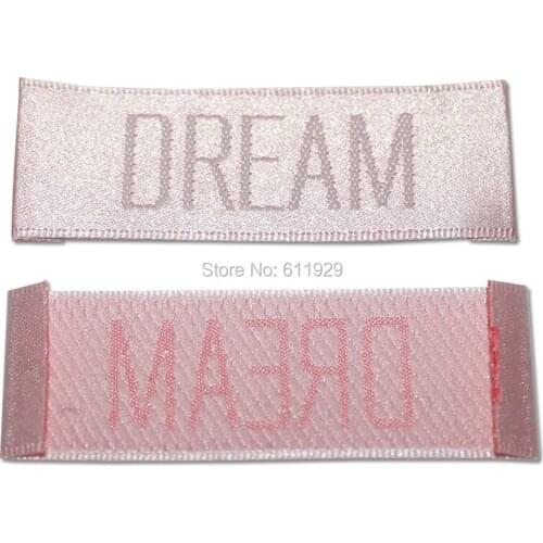 Free shipping satin woven label/garment main label/clothing embroidered labels/tag printing/T-shirt wedding dress labels logo