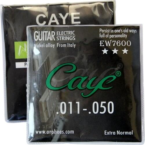 20 Sets Orphee CAYE Series EW7600 Stainless Steel Nickel Alloy Electric Guitar Strings Light (011-050)