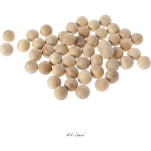 HOT NEW 50Pcs Natural Cedar Wood Moth Balls Camphor Repellent Wardrobe Clothes Drawer