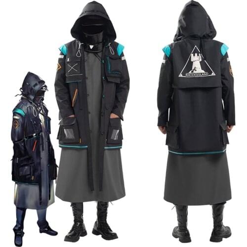 Game Arknights Doctor Cosplay Costume Adult Unisex Full Sets Custom Made for Halloween Carnival Party Women Girls