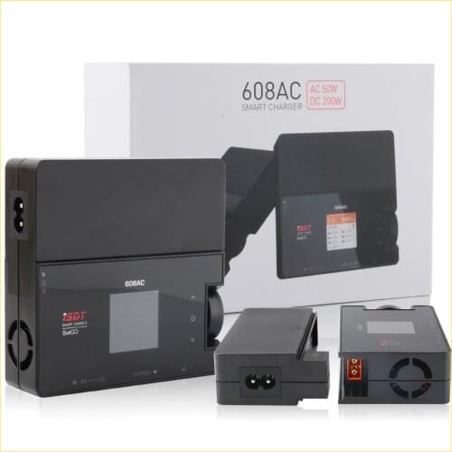 ISDT 608AC AC 60W DC 200W 8A BattGo Smart Battery Charger Discharger with Detachable Power Supply