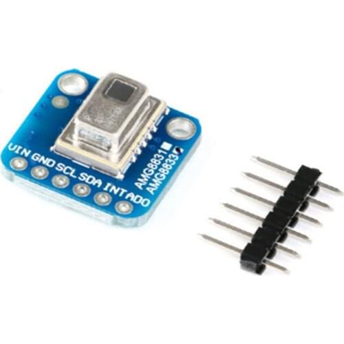 Ziqqucu AMG8833 IR 8x8 Infrared Thermal Imager Array Temperature Measurement Sensor Module Infrared Imaging Camera Sensor