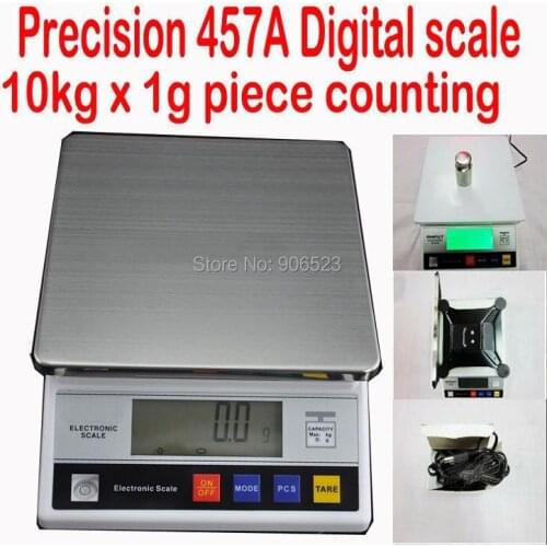 New 457A 10kgx1g Electronic bench Scale with Counting Function, Industrial Weighing kitchen Scale