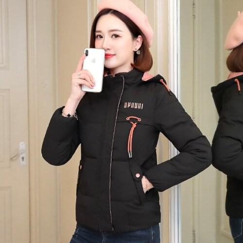 New Coat Women Brief Female Jacket 2019 Winter cotton-padded Clothes Hooded Female Bread Winter Clothes Women Vestidos YL2906