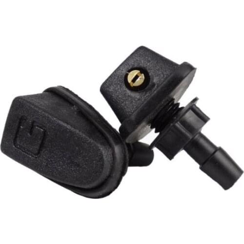 Car Front Windshield Washer Wiper Water Spray Universal Sprinkler Head Fan Shaped Spout Cover Adjustable Nozzle