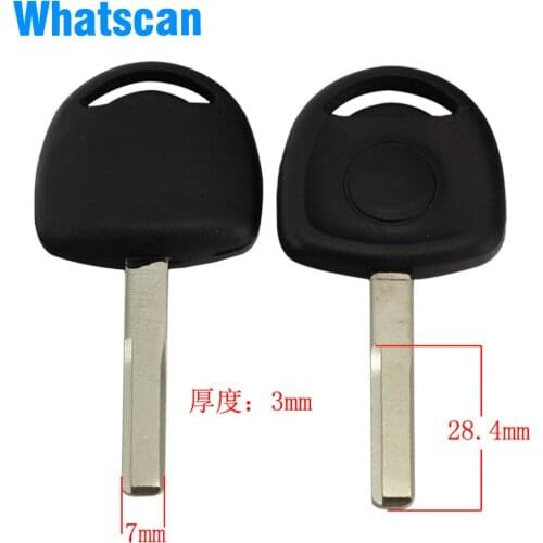 C237 Plastic double O pel blank key