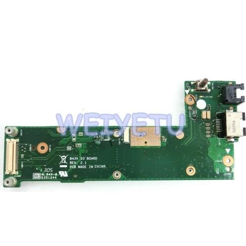 B43V I/O Board For Asus B43V Ethernet LAN Port Board REV 2.0 PCB BTC-202 B 94V-0 100% Tested