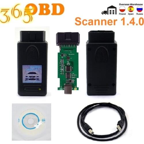 Latest Scanner 1.4.0 Unlock Version With FTDI Chip OBD Code Reader Multi-Function OBD2 Diagnostic Cable For B-M-W series