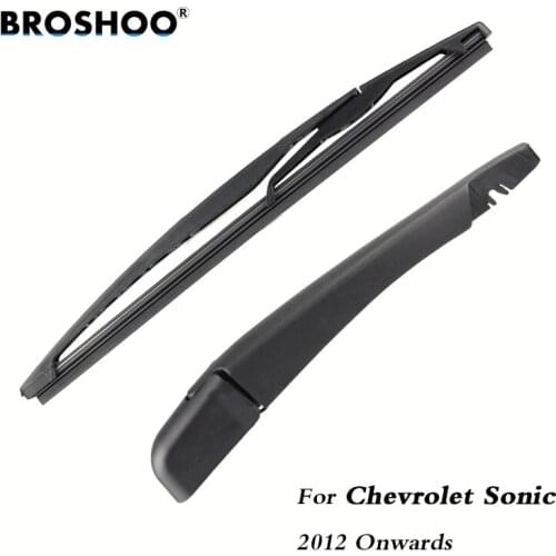 BROSHOO Car Rear Wiper Blades Back Windscreen Wiper Arm For Chevrolet Sonic Hatchback (2012-) 265mm,Windshield Auto Styling